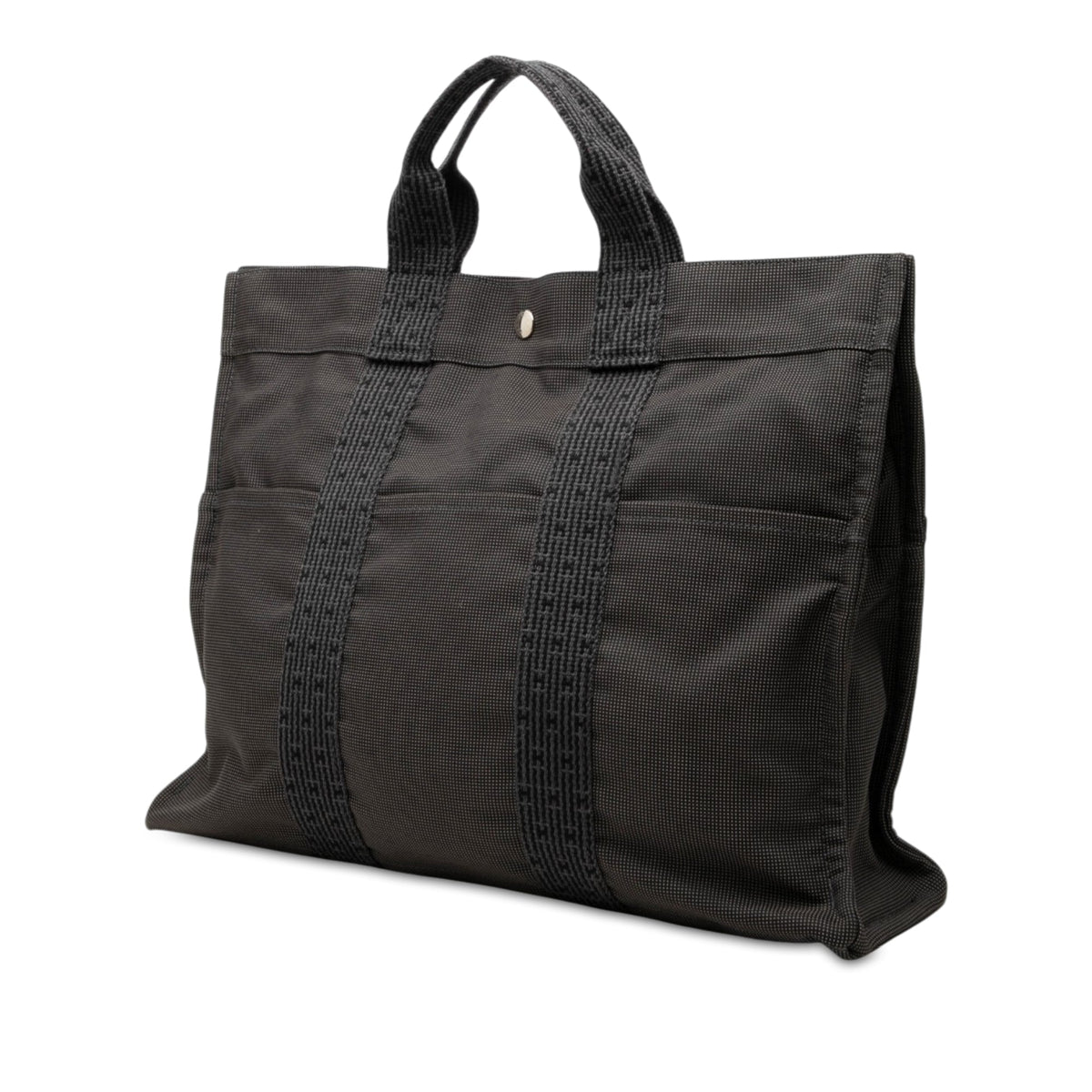 Hermès Canvas Herline MM — Gray