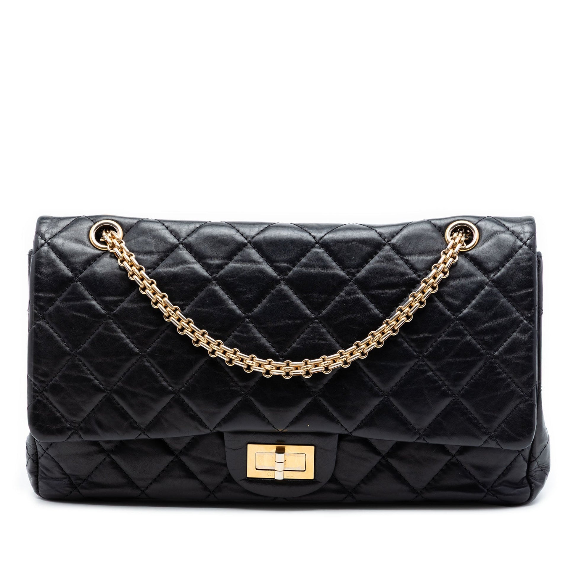 Chanel Quilted Aged Calfskin Reissue 2.55 Double Flap 227