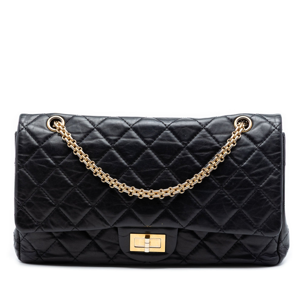 Chanel Quilted Aged Calfskin Reissue 2.55 Double Flap 227