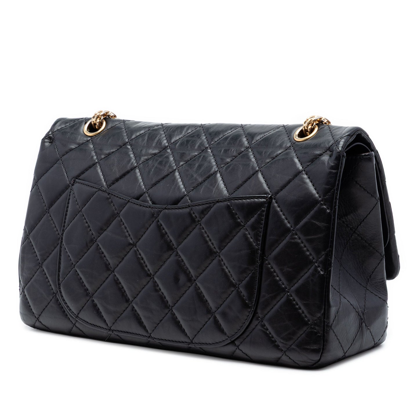 Chanel Quilted Aged Calfskin Reissue 2.55 Double Flap 227