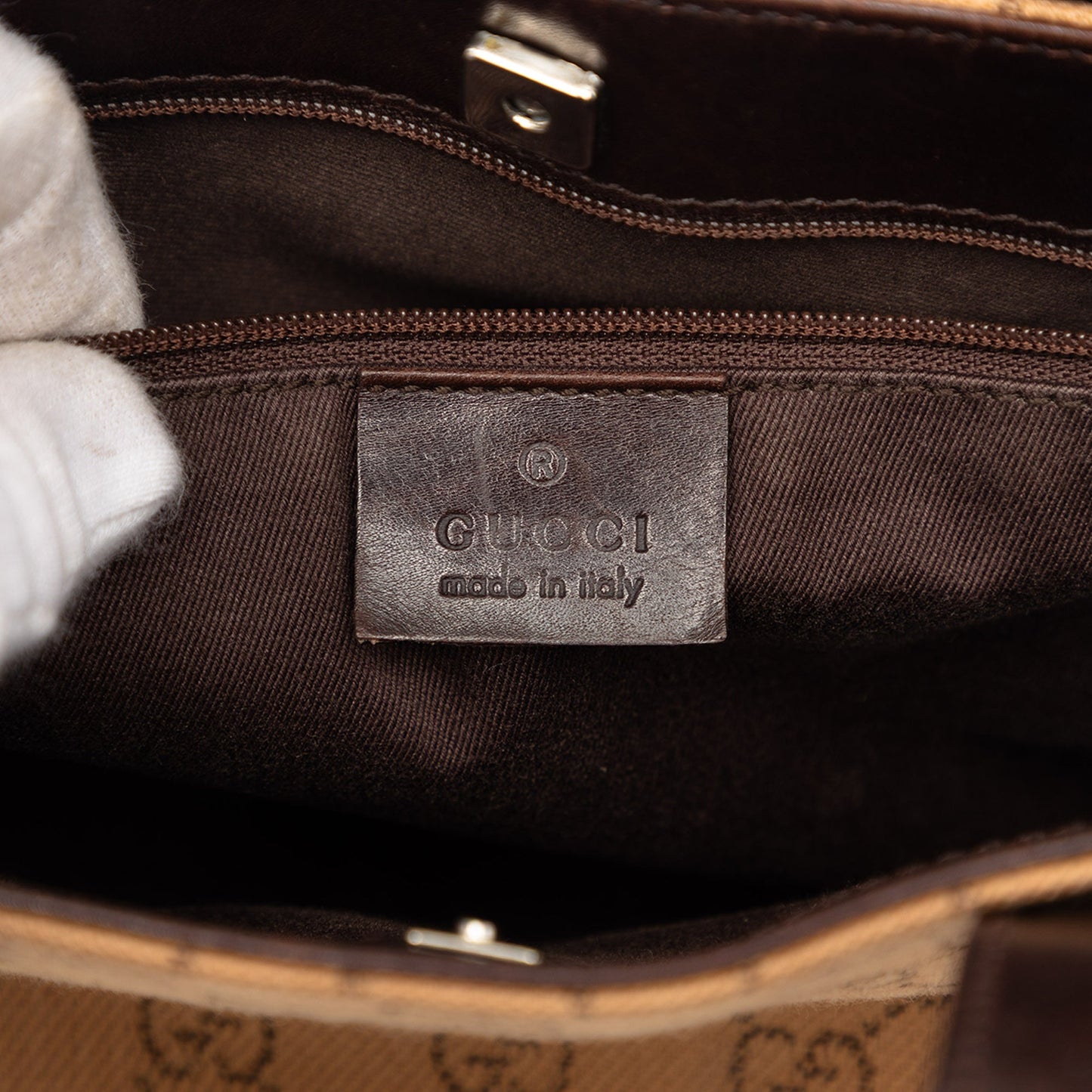 Gucci GG Denim Handbag