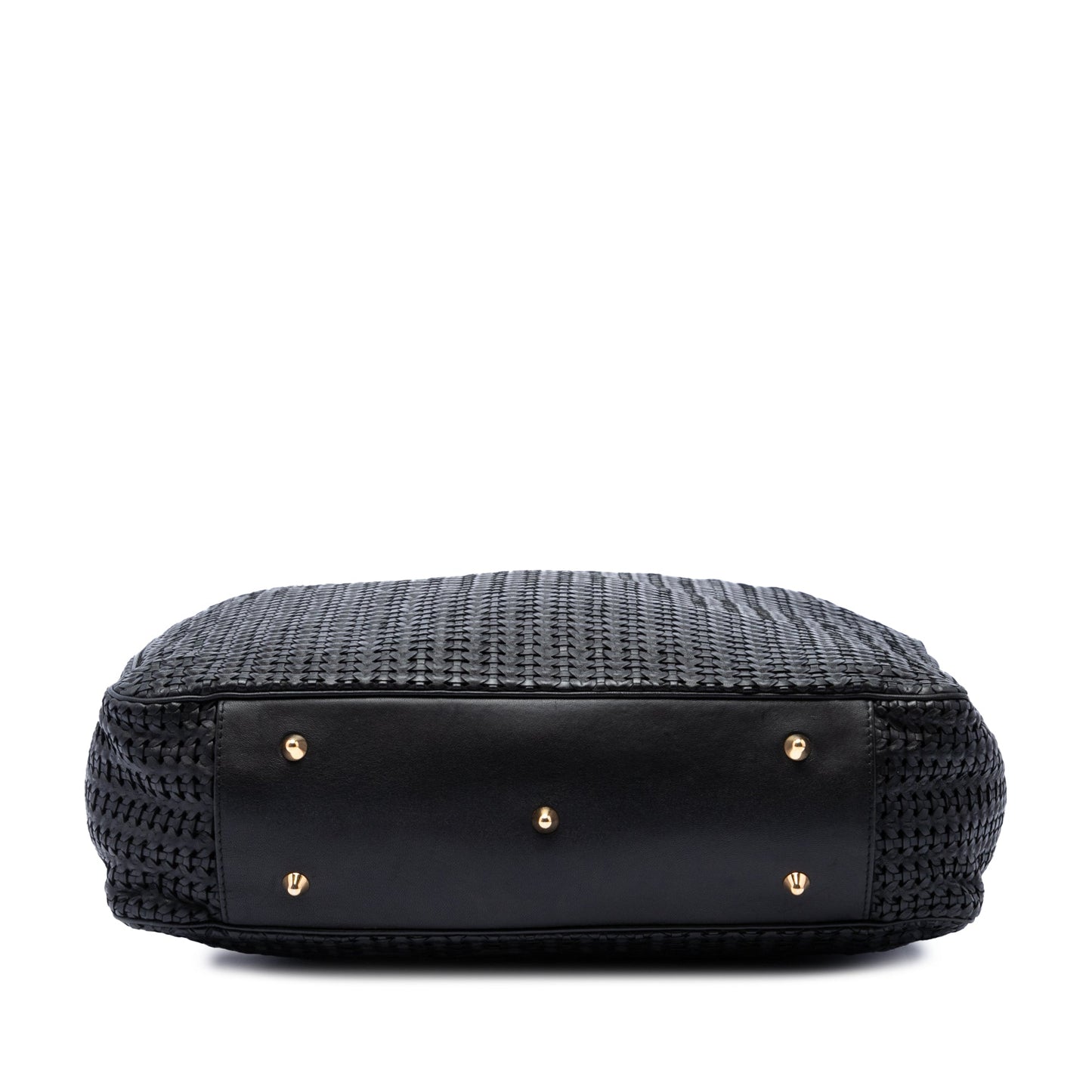 Dior Large Woven Lambskin Lady Dior Soft Shopping Tote