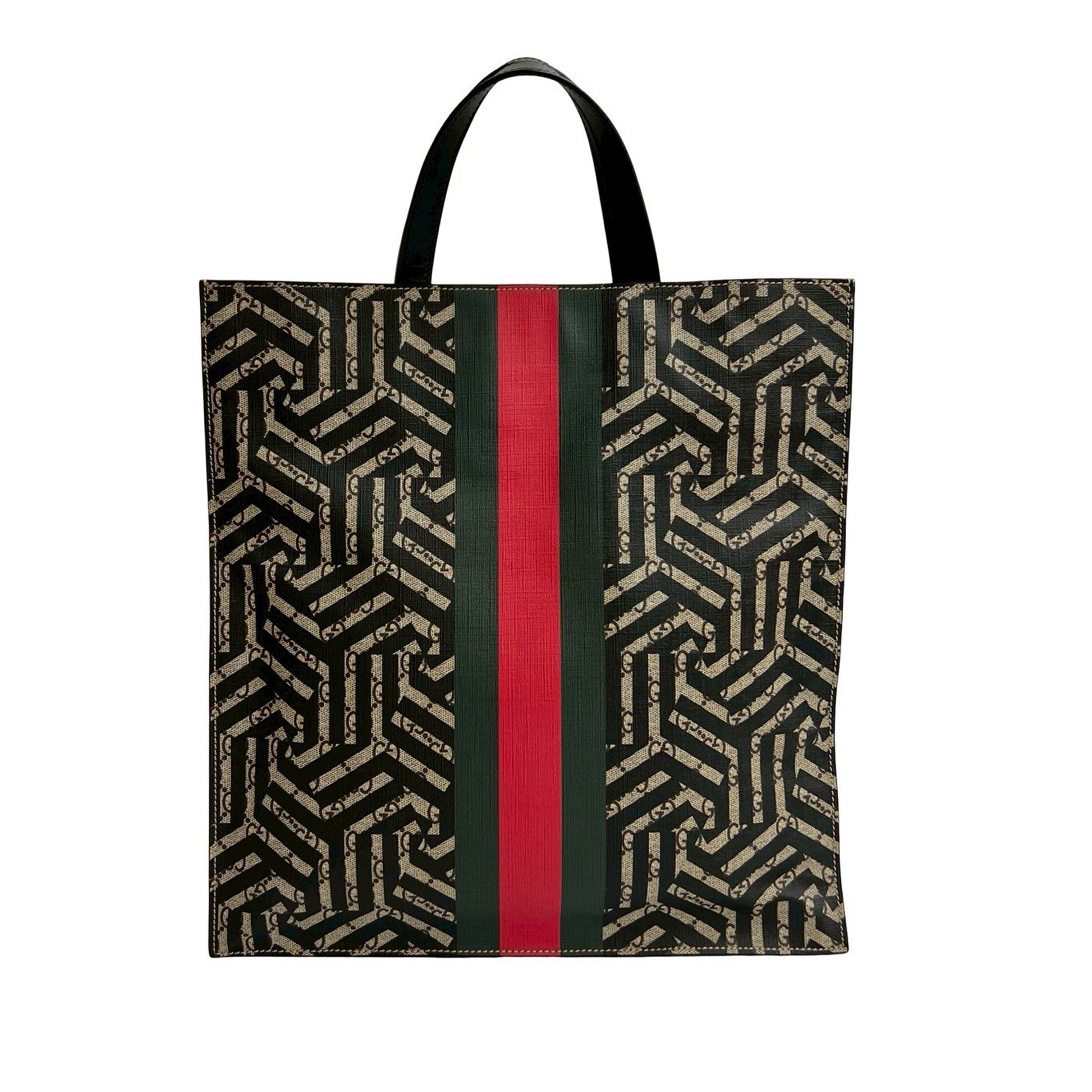 Gucci GG Supreme Caleido Web Vertical Tote