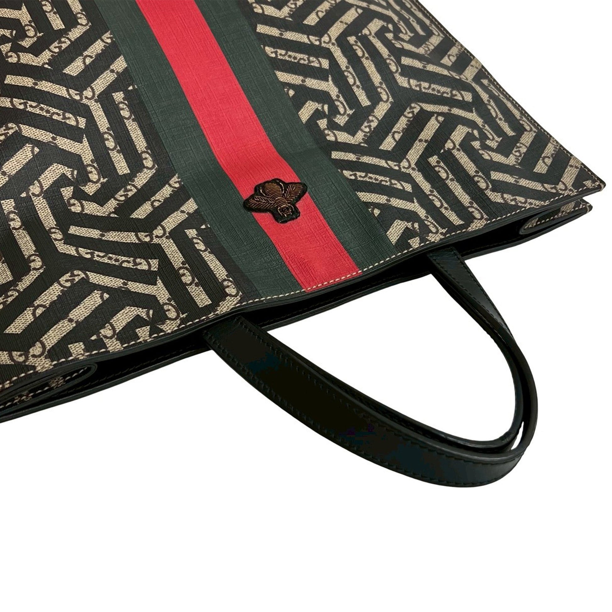 Gucci GG Supreme Caleido Web Vertical Tote