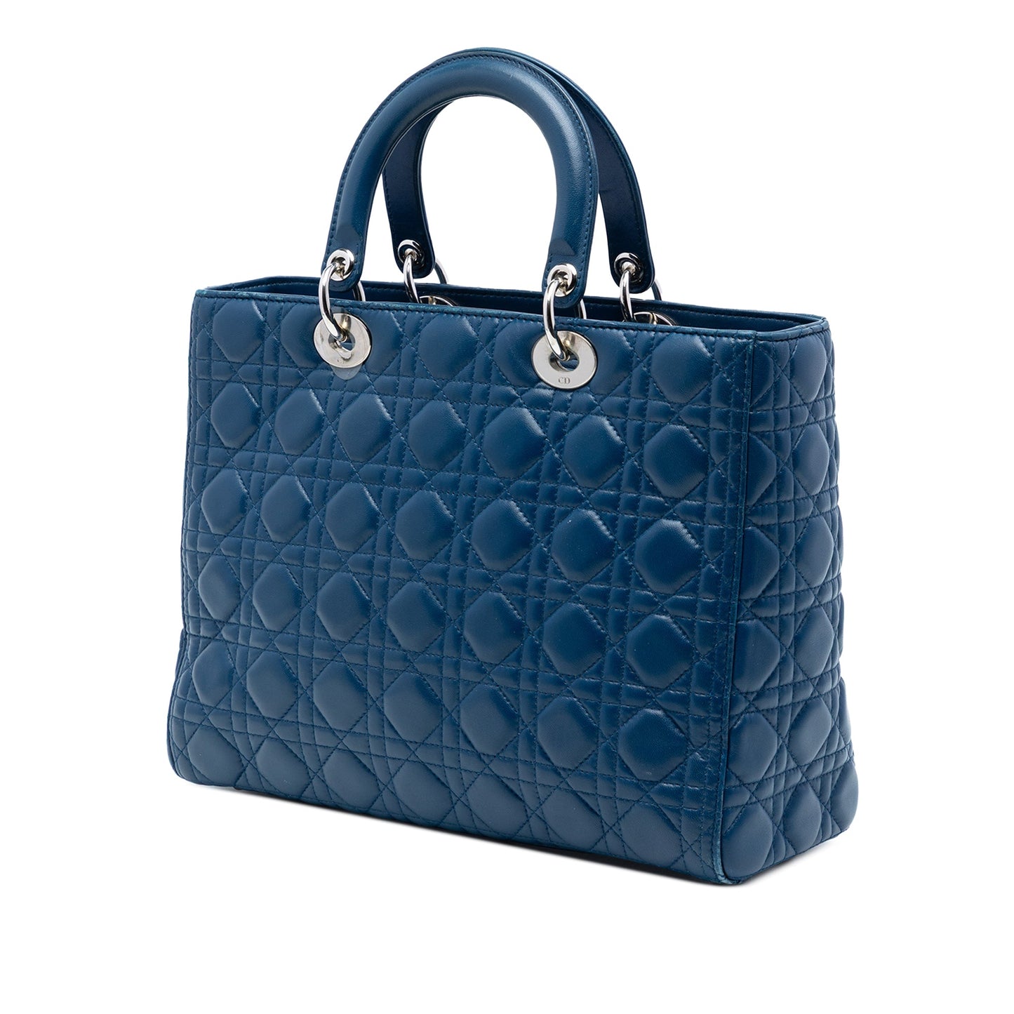 Dior Large Lambskin Cannage Lady Dior