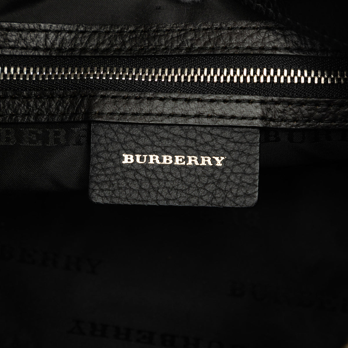 Burberry Nova Check Canvas Trimmed Nylon Shoulder Bag — Black