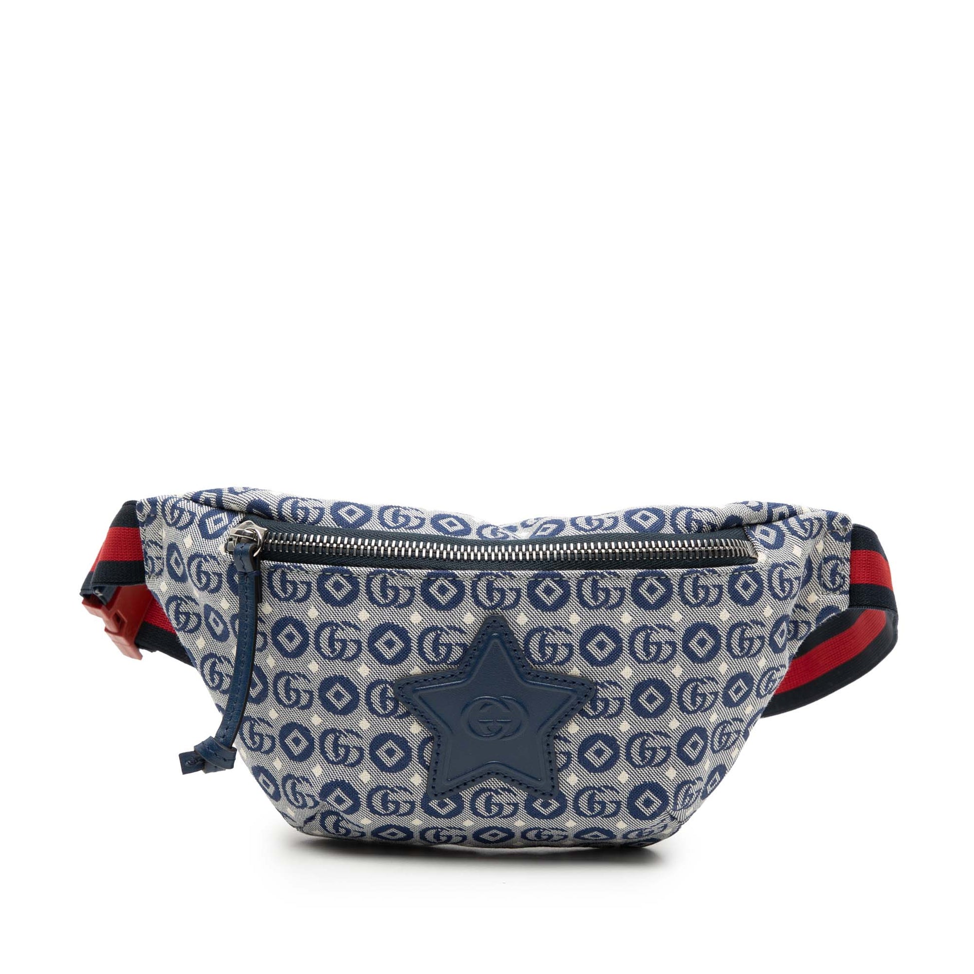 Gucci Kids GG Canvas Stars Web Belt Bag