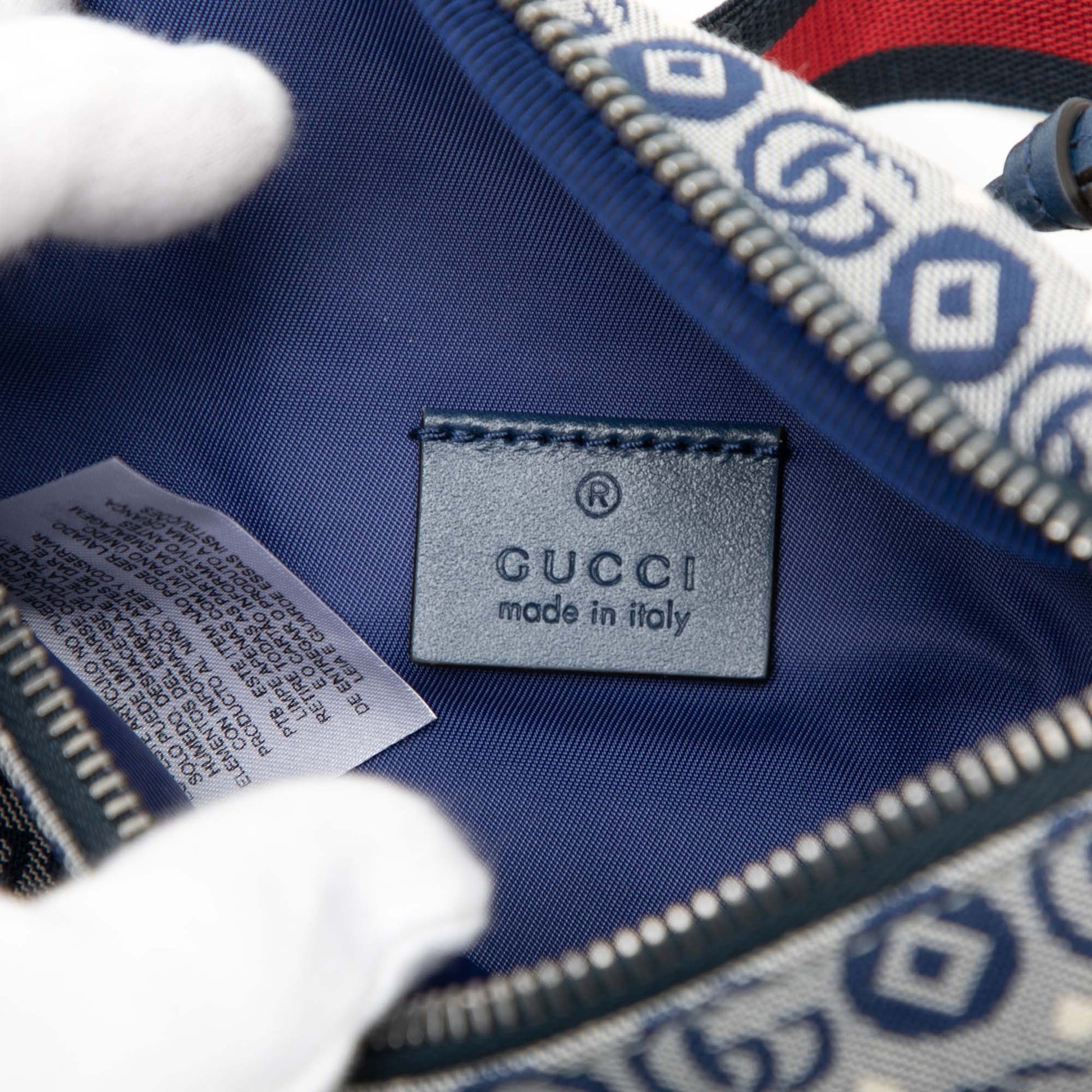 Gucci Kids GG Canvas Stars Web Belt Bag