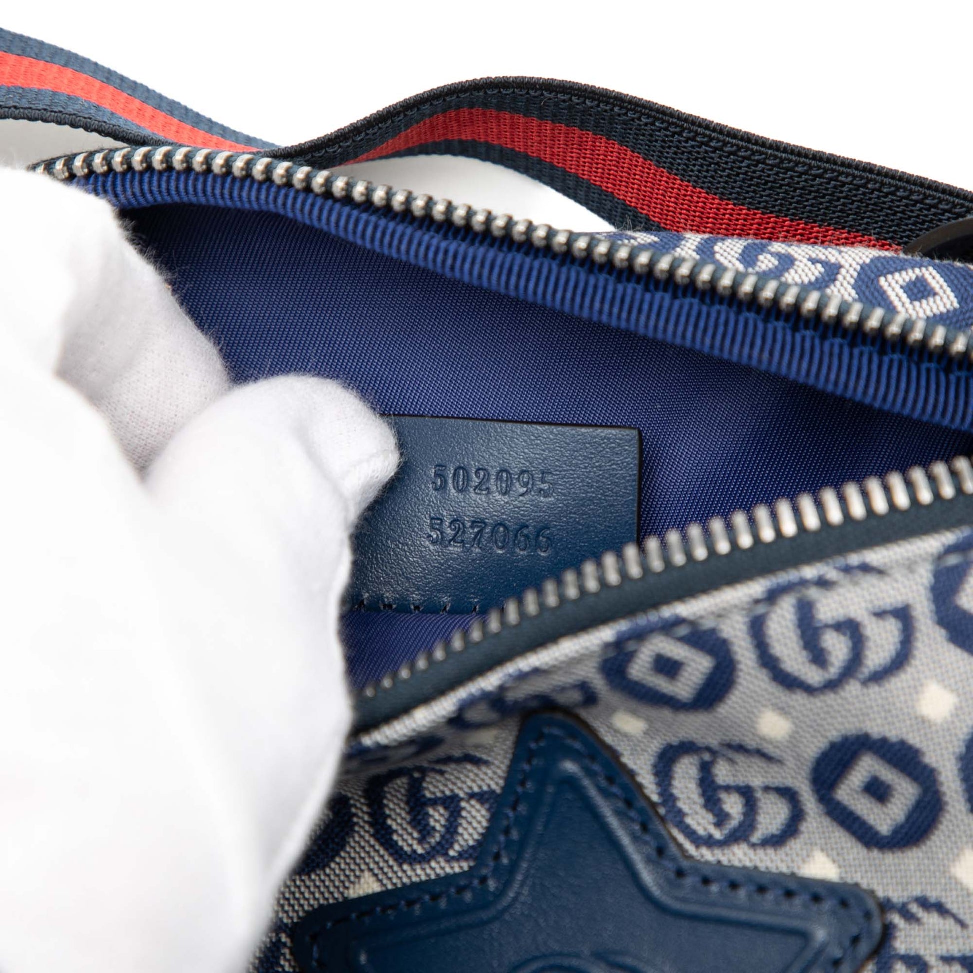 Gucci Kids GG Canvas Stars Web Belt Bag