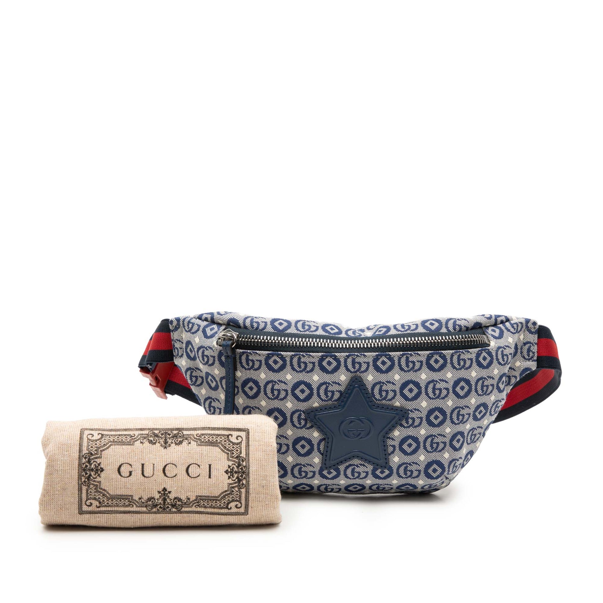 Gucci Kids GG Canvas Stars Web Belt Bag