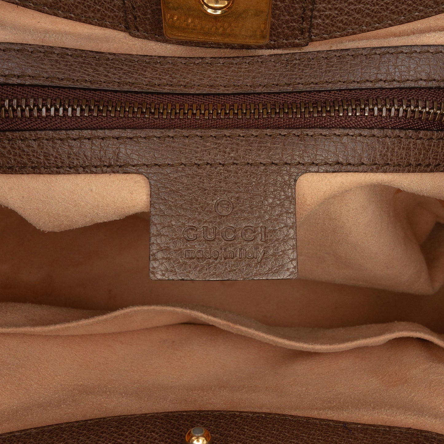 Gucci Medium Calfskin Linea Totem Satchel