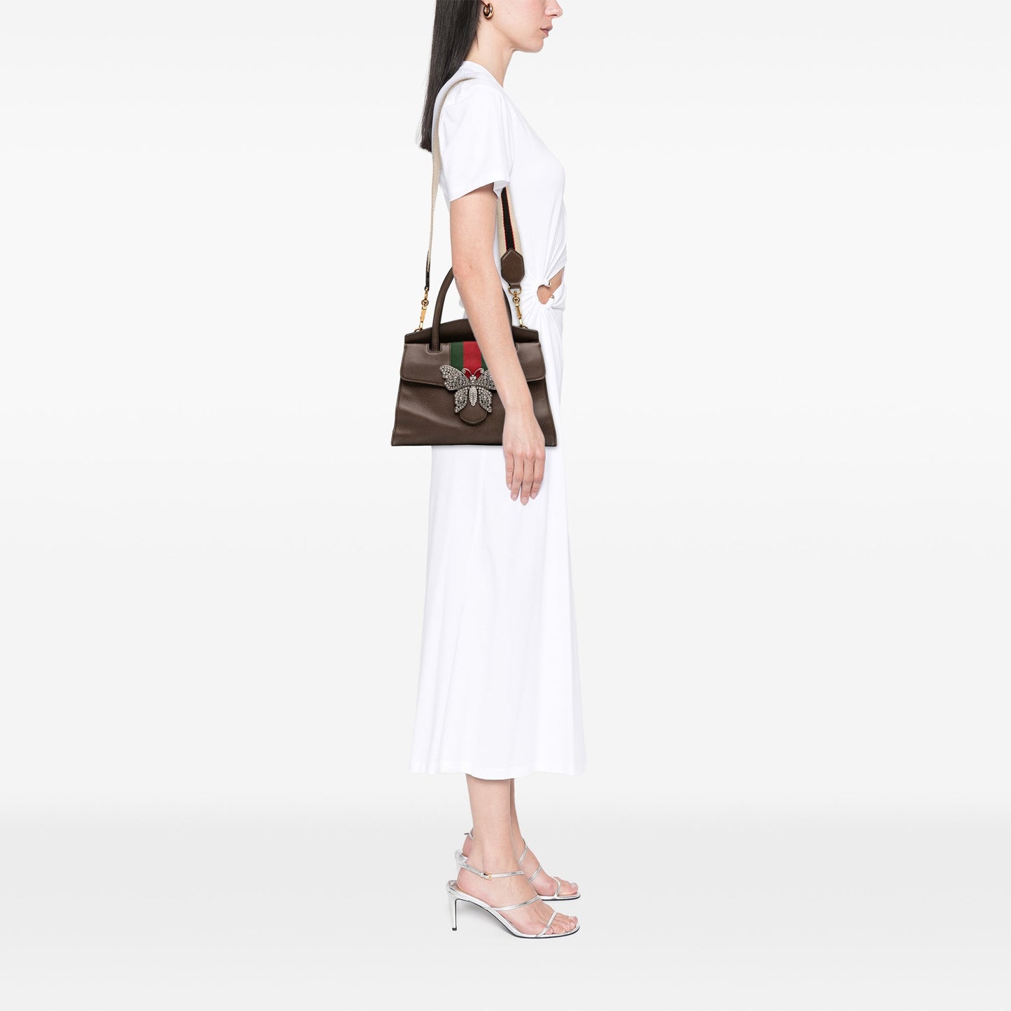 Gucci Medium Calfskin Linea Totem Satchel