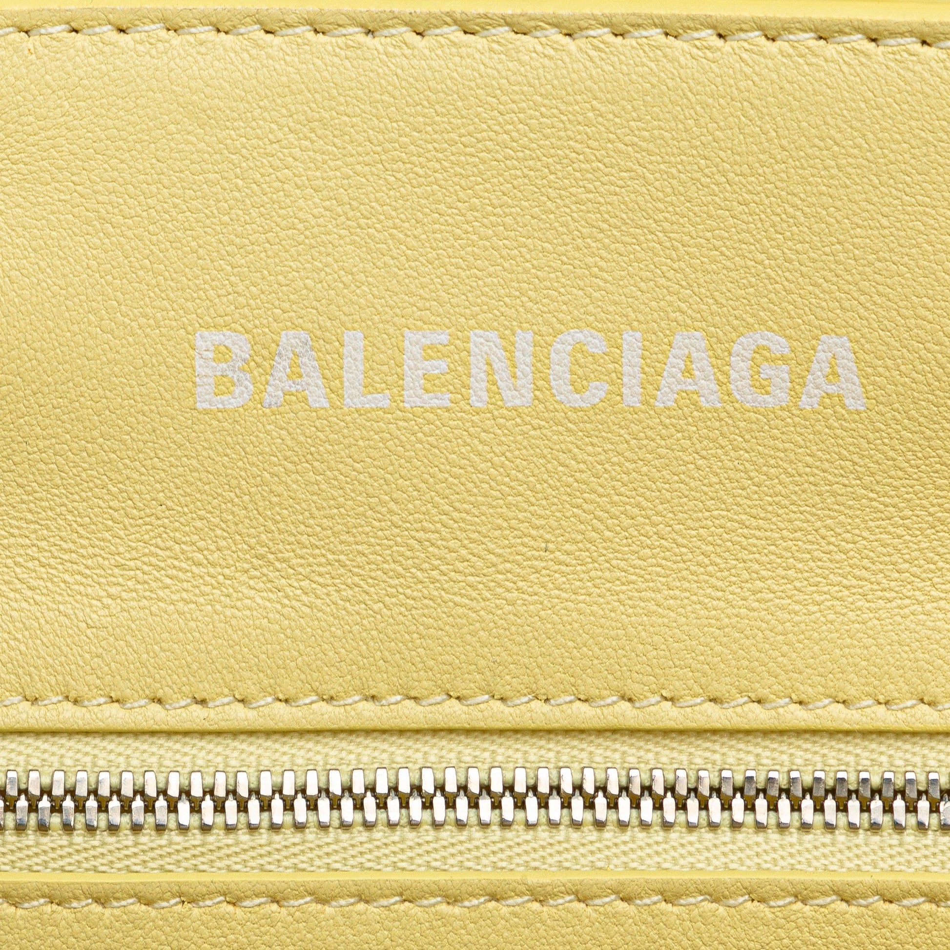 Balenciaga Faux Leather Bistro Panier XS