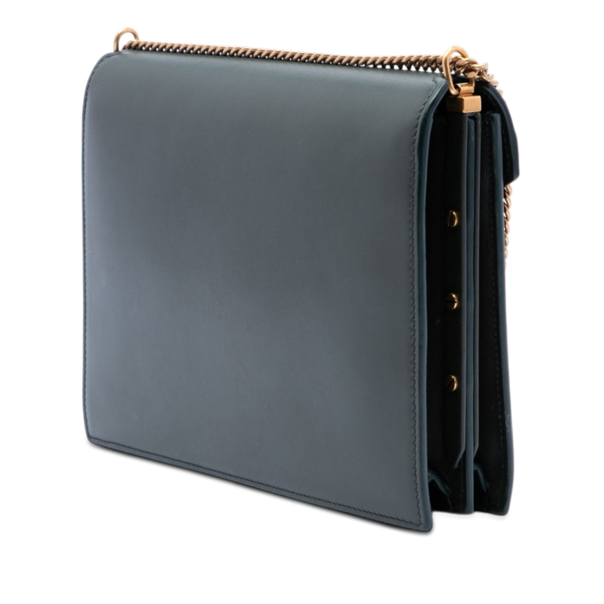 Saint Laurent Smooth Calfskin Monogram Cassandra Clasp Bag