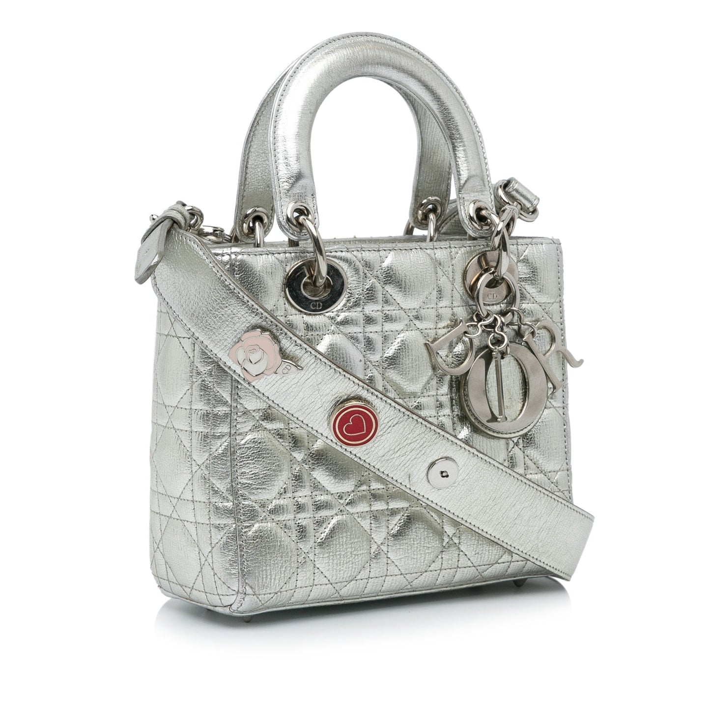 Dior Small Metallic Grained Calfskin Cannage My ABCDior Lady Dior