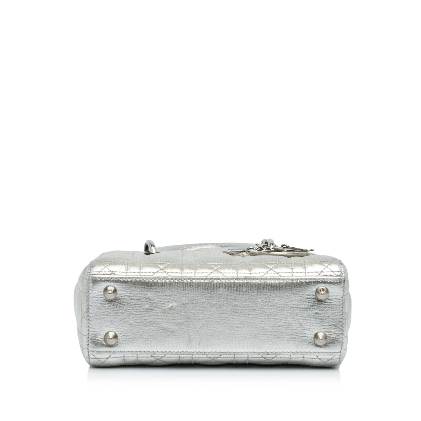Dior Small Metallic Grained Calfskin Cannage My ABCDior Lady Dior