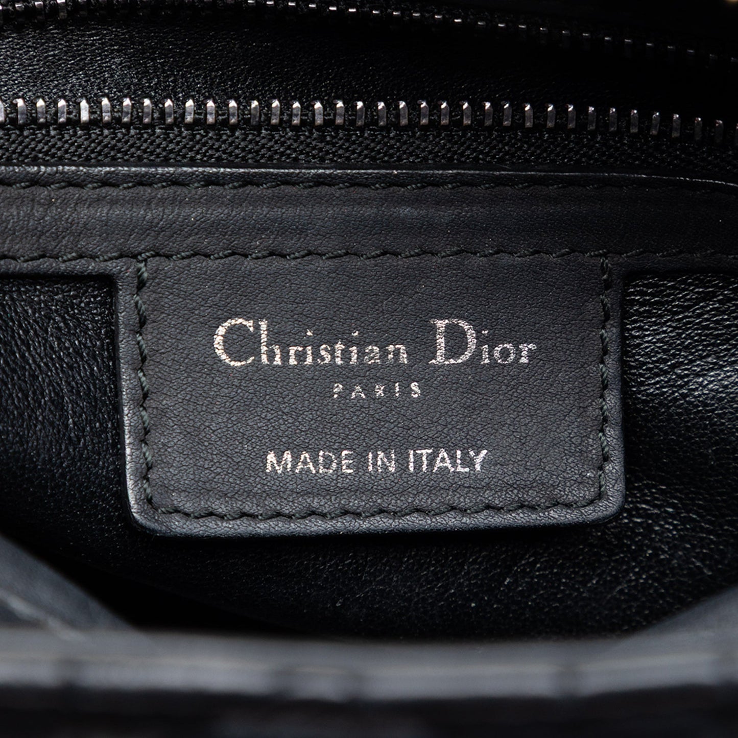 Dior Medium Lambskin Cannage Lady Dior