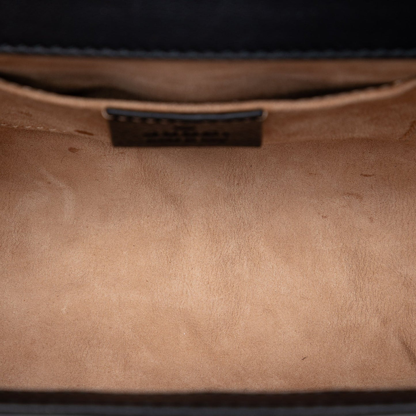 Gucci Small Pearl Studded Leather Padlock Crossbody