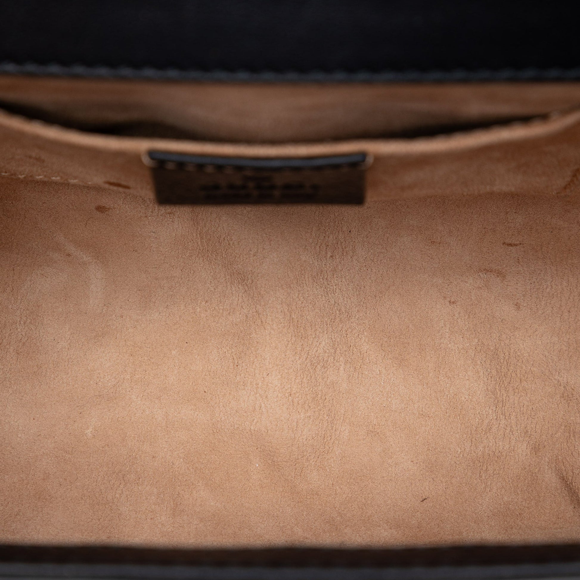 Gucci Small Pearl Studded Leather Padlock Crossbody