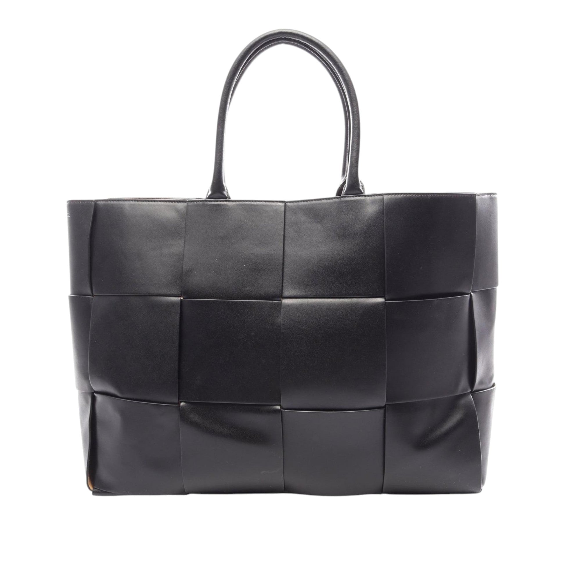 Bottega Veneta Large Lambskin Maxi Intrecciato Arco Tote