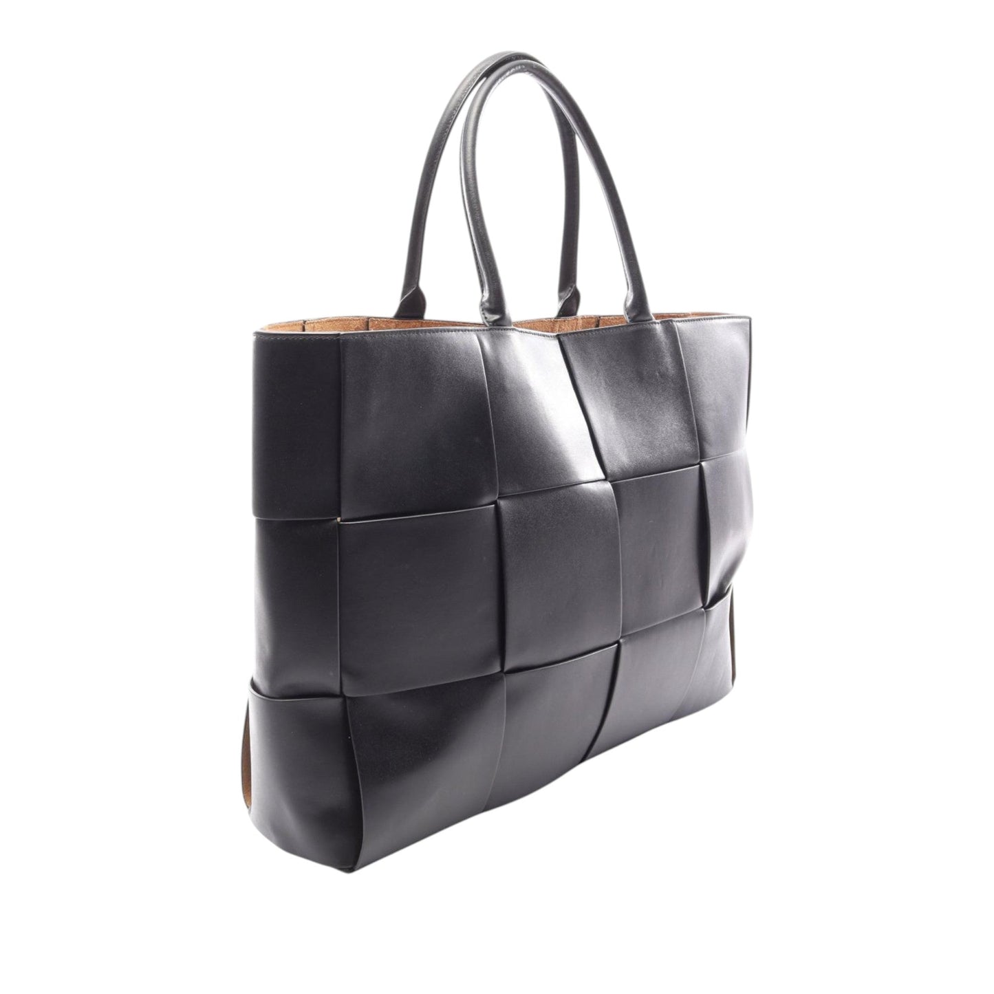 Bottega Veneta Large Lambskin Maxi Intrecciato Arco Tote