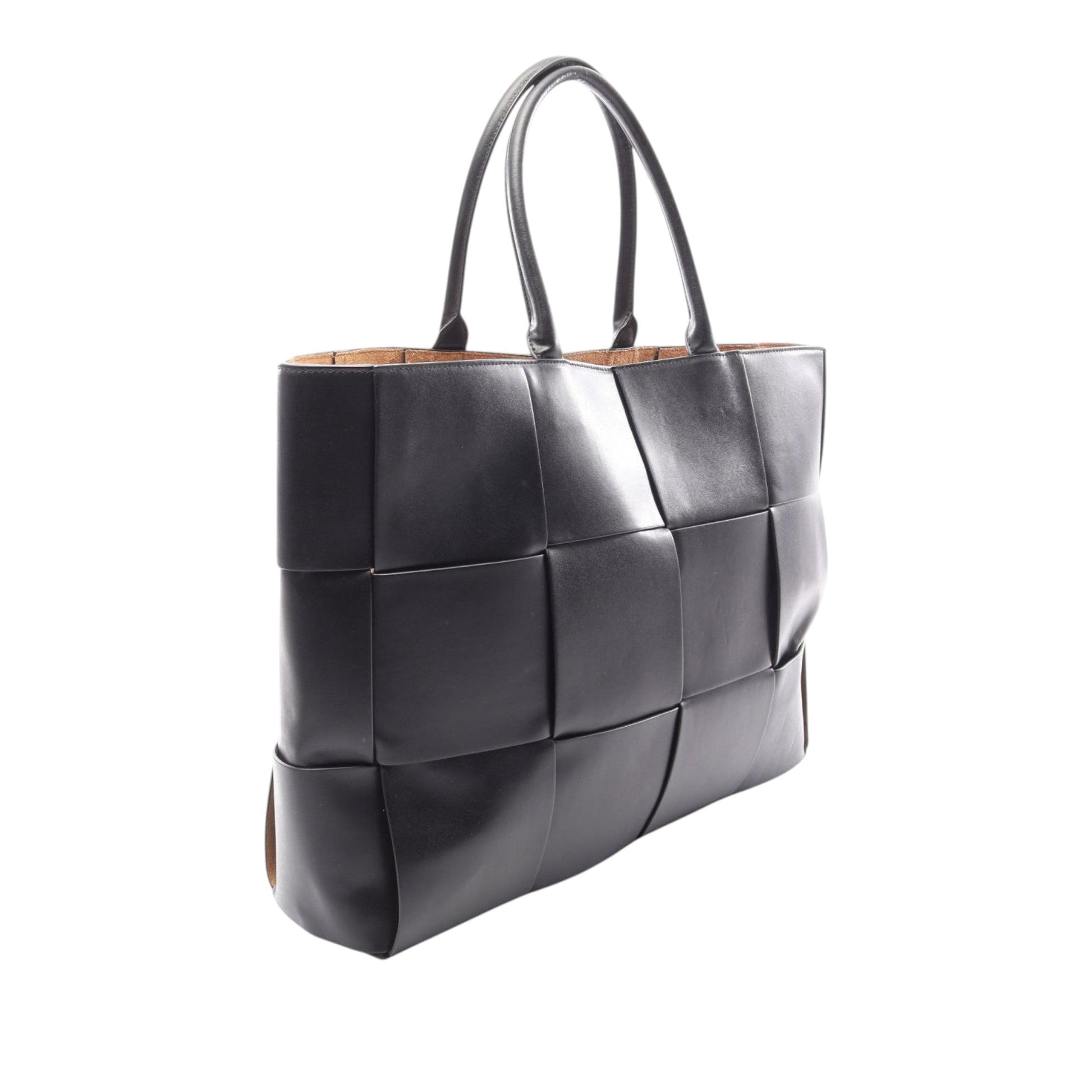 Bottega Veneta Large Lambskin Maxi Intrecciato Arco Tote