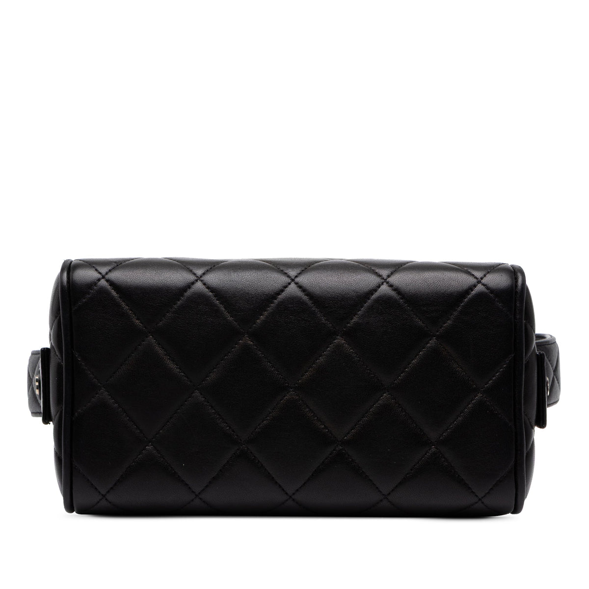 Chanel Quilted Lambskin Box Vanity Bag — Black