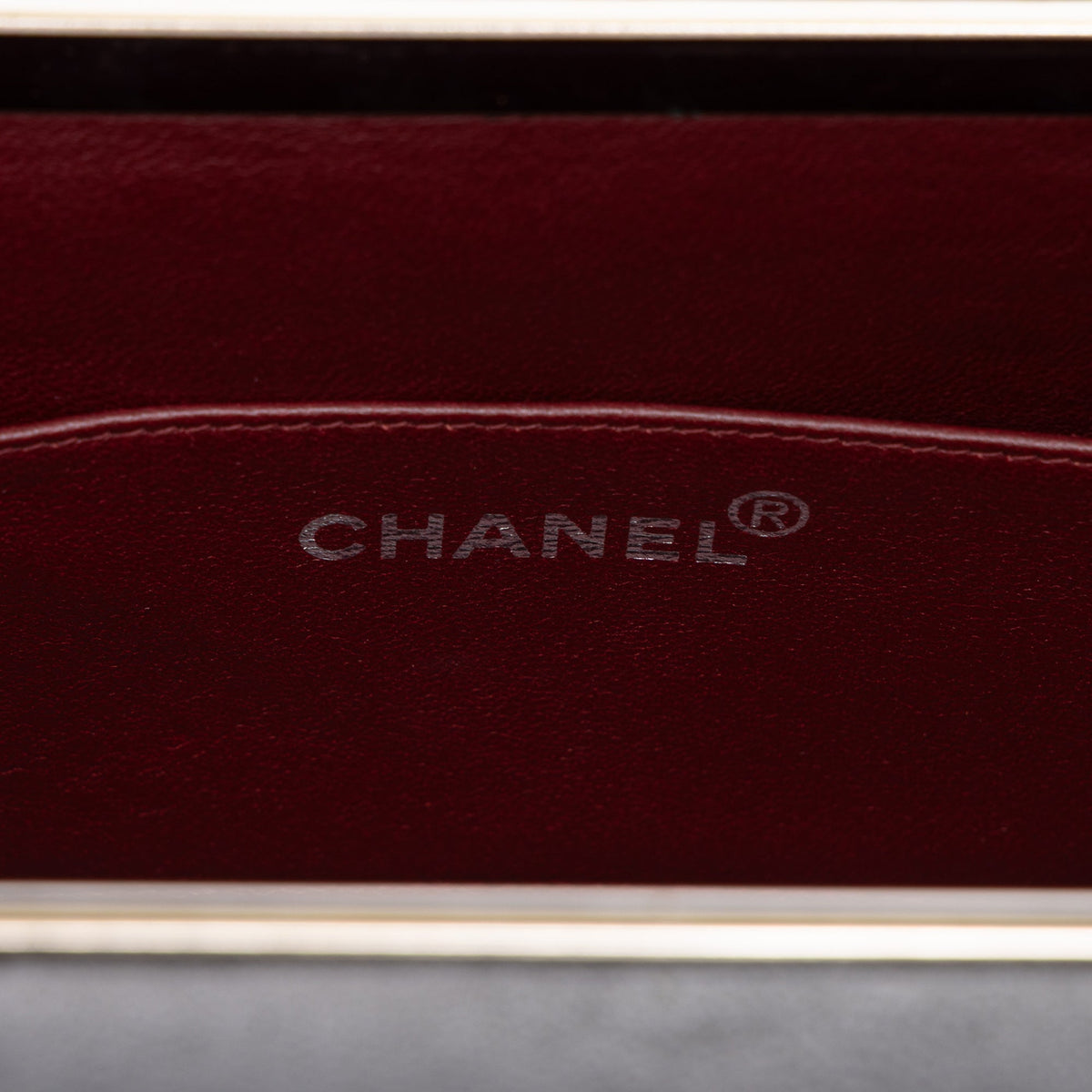 Chanel Quilted Lambskin Box Vanity Bag — Black