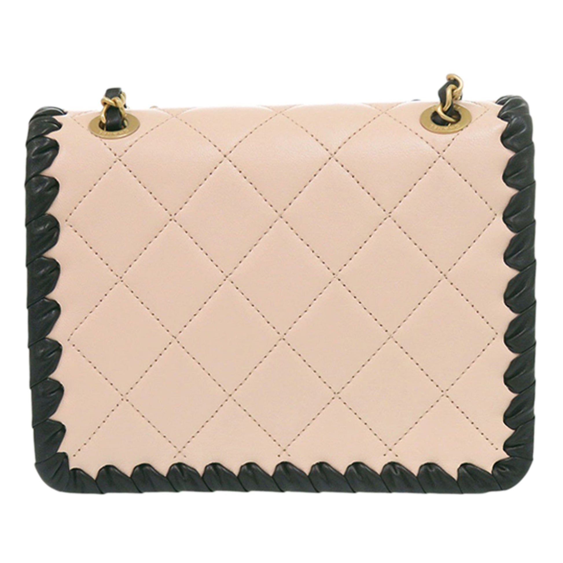 Chanel Mini CC Quilted Bicolor Calfskin Braided My Own Frame Flap