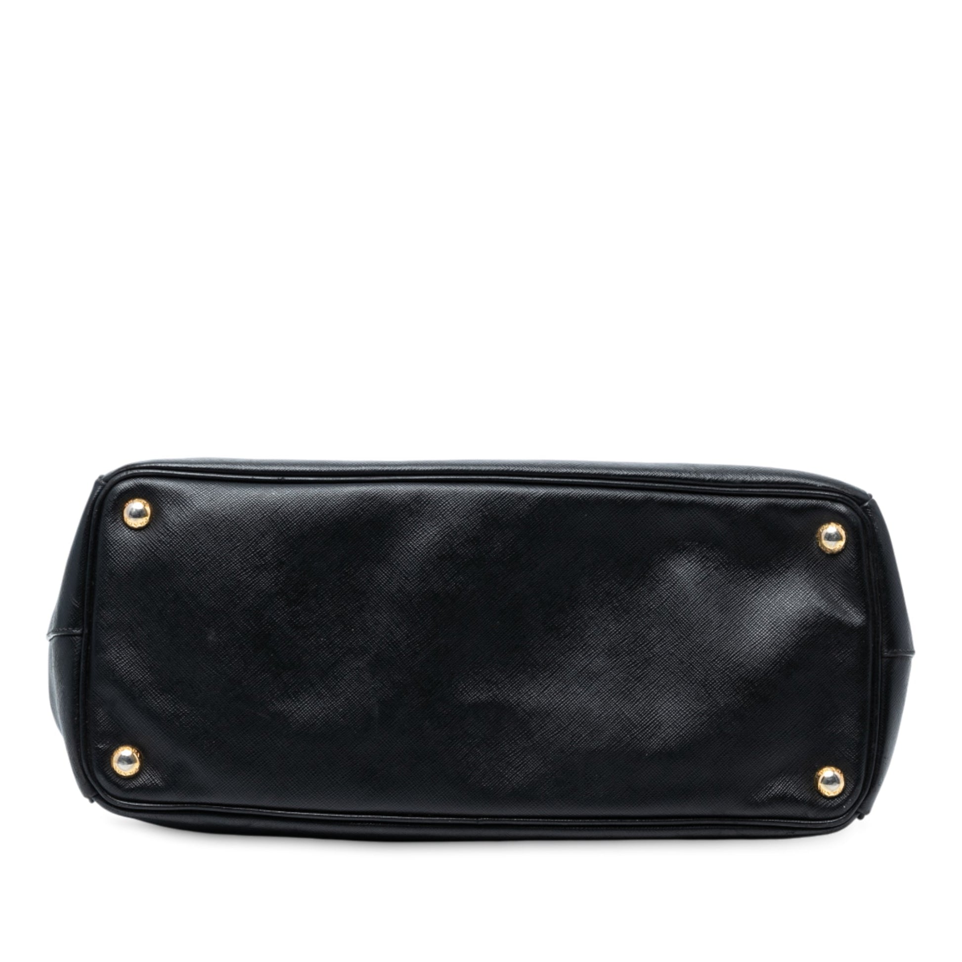 Prada Large Saffiano Lux Galleria Double Zip Tote