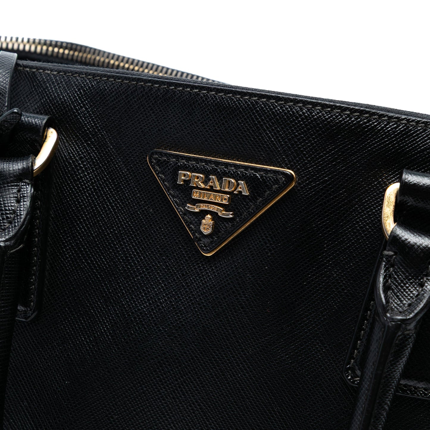 Prada Large Saffiano Lux Galleria Double Zip Tote