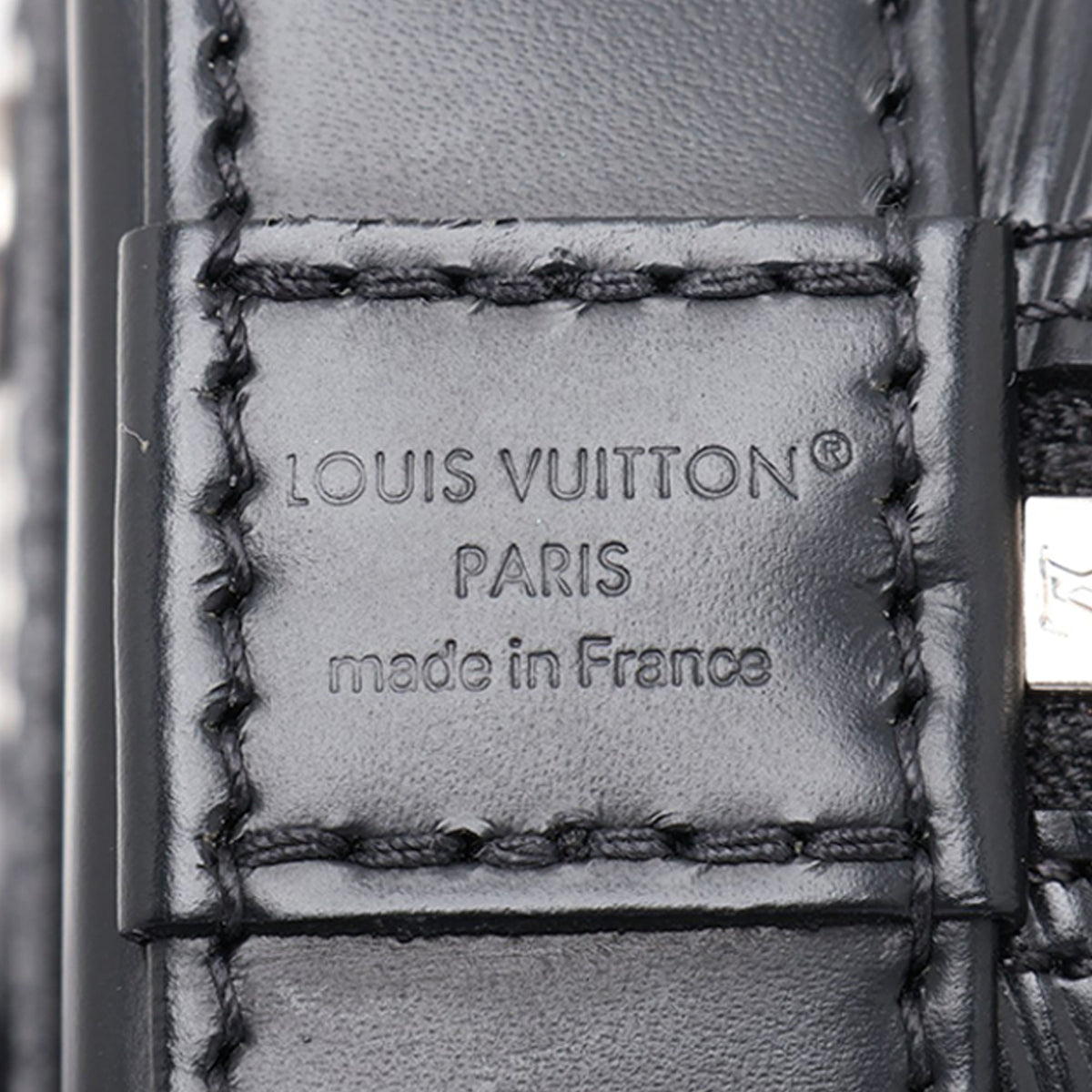 Louis Vuitton Epi Alma BB — Black