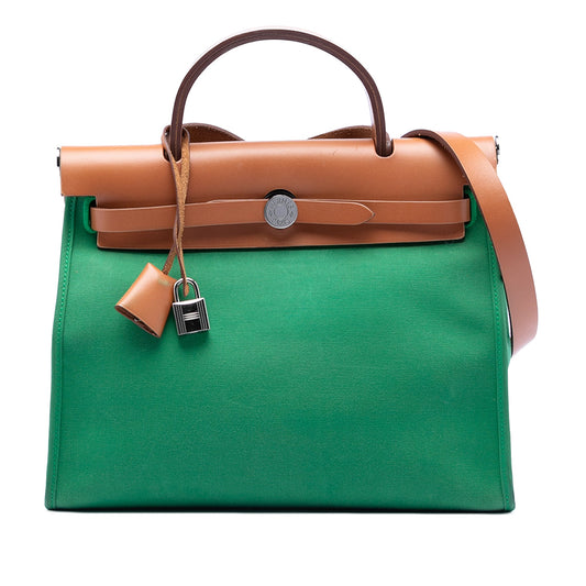 Hermès Toile Herbag Zip 31
