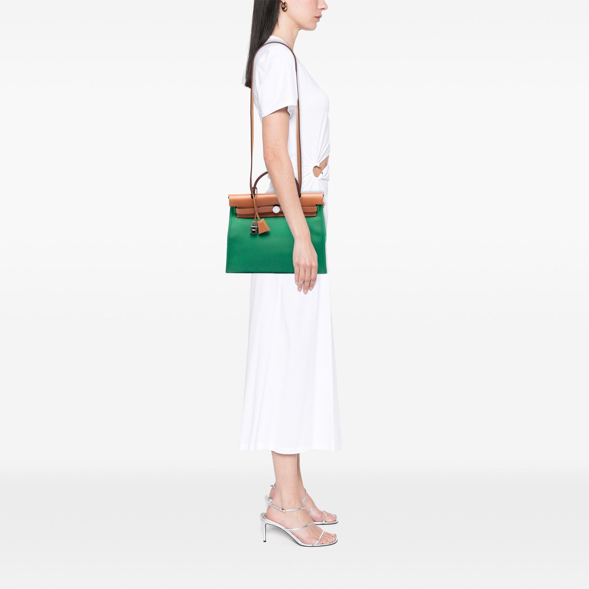 Hermès Toile Herbag Zip 31