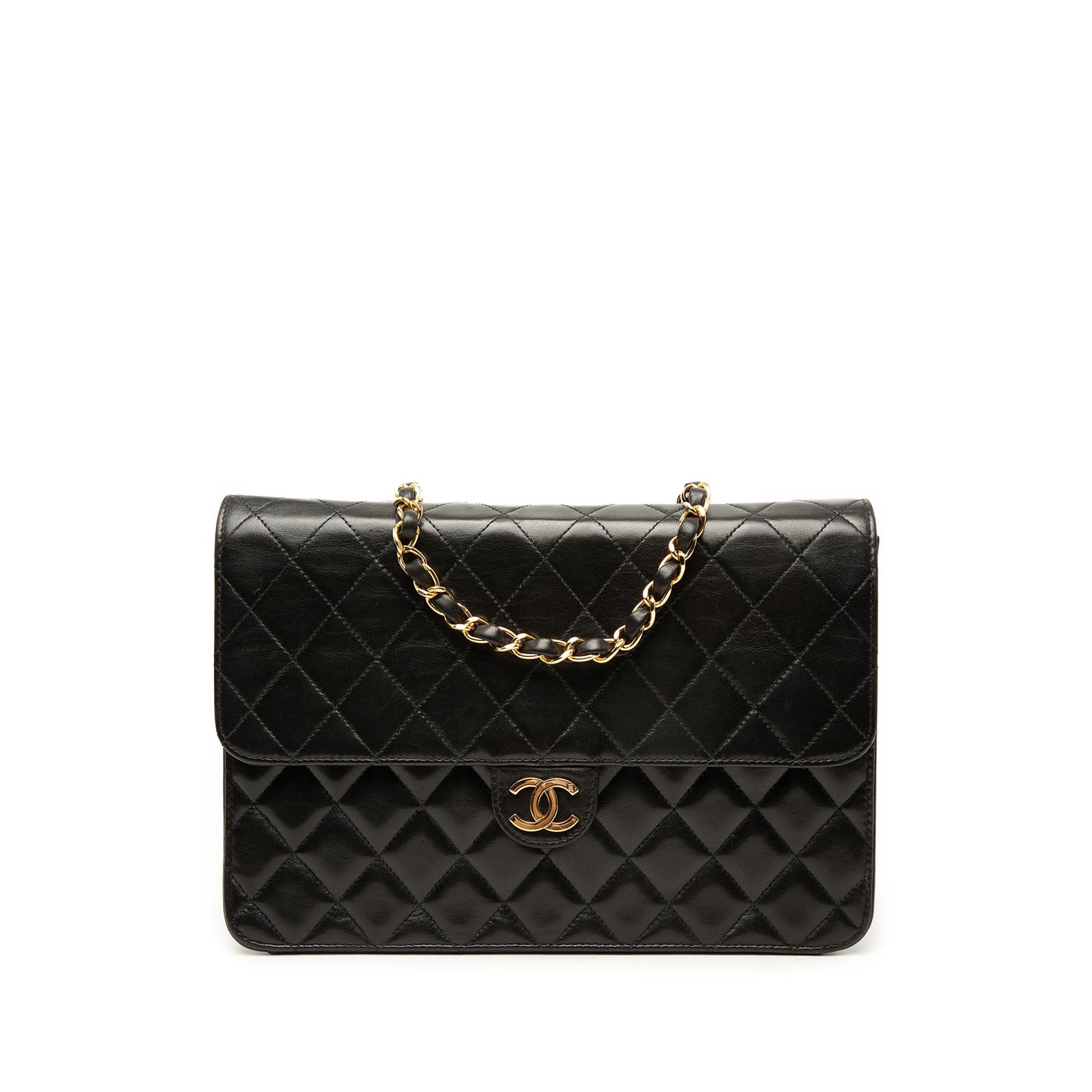 Chanel Medium CC Quilted Lambskin Single Flap