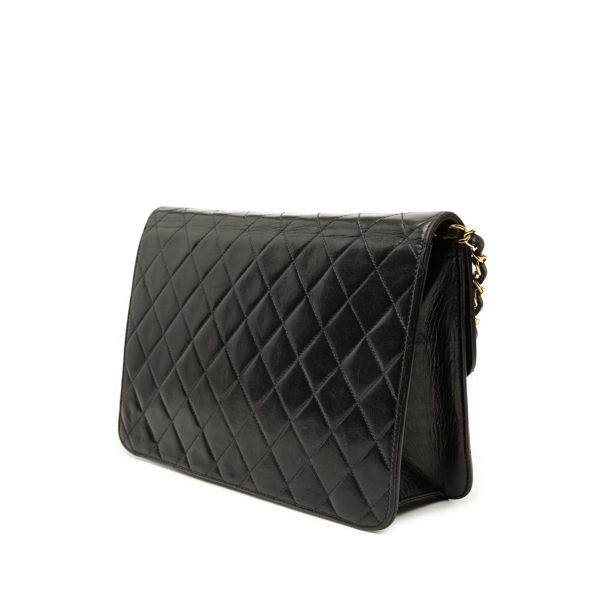 Chanel Medium CC Quilted Lambskin Single Flap