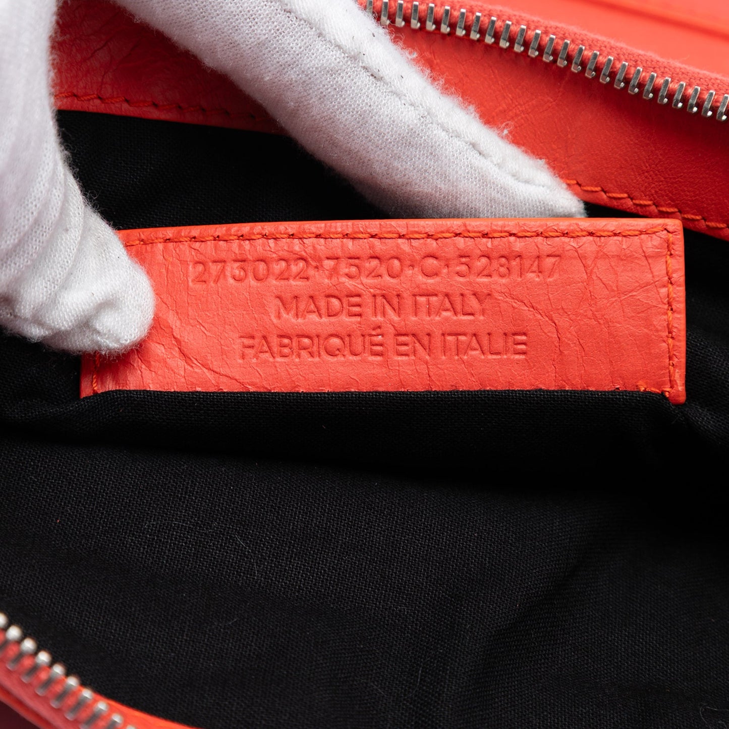 Balenciaga Lambskin Motocross Classic Clip M Clutch