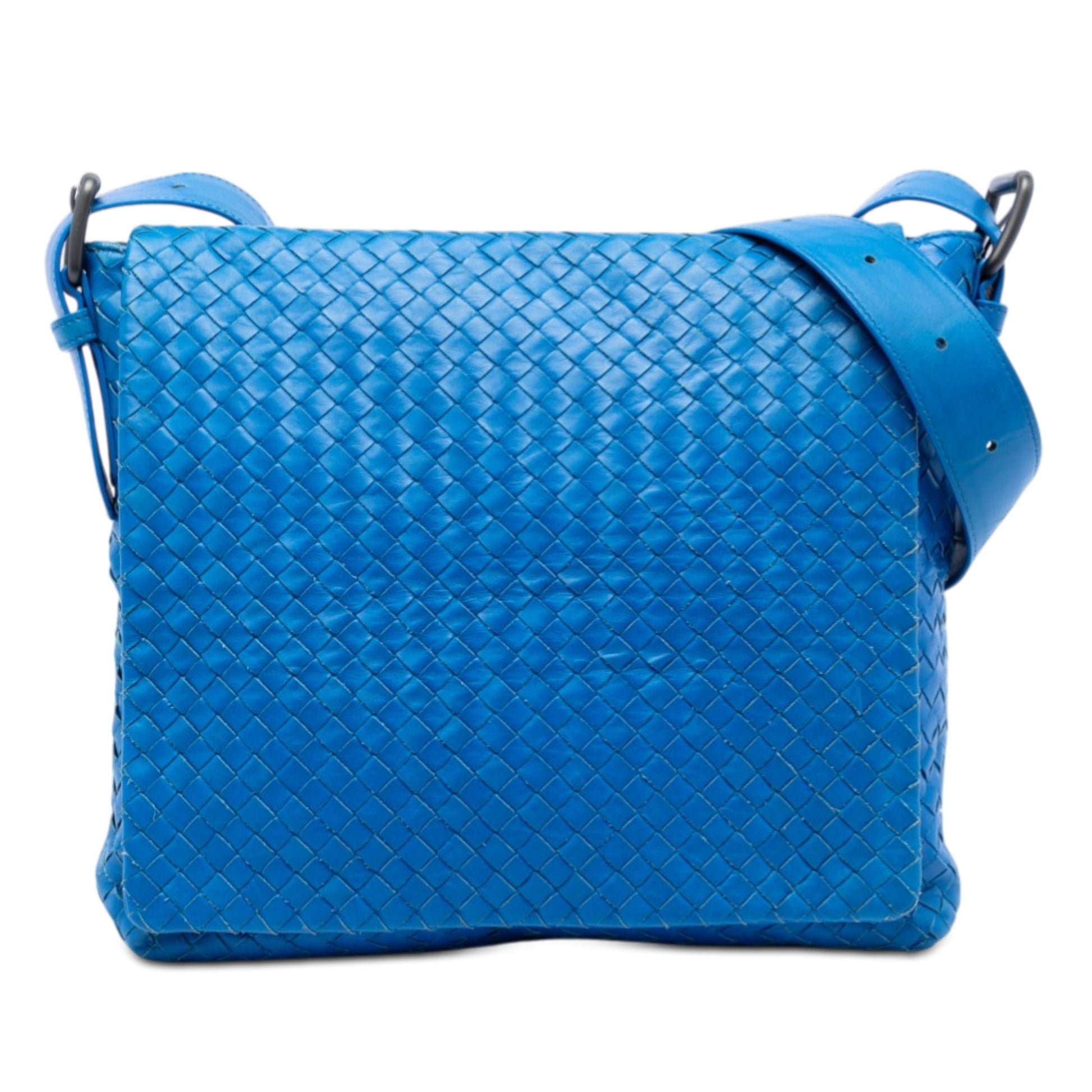 Bottega Veneta Nappa Intrecciato Flap Crossbody