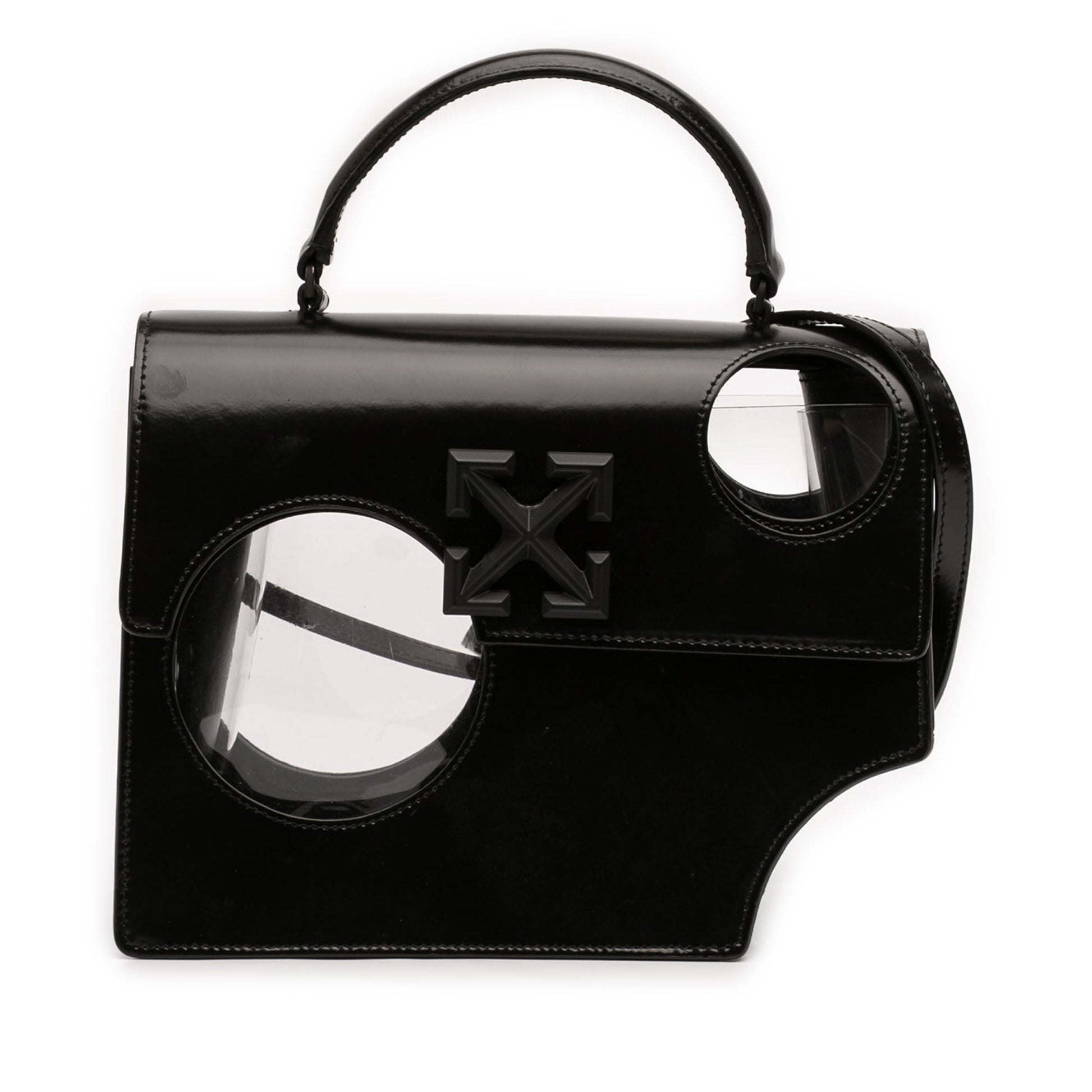Off-White Leather Meteor Jitney 2.8 Satchel