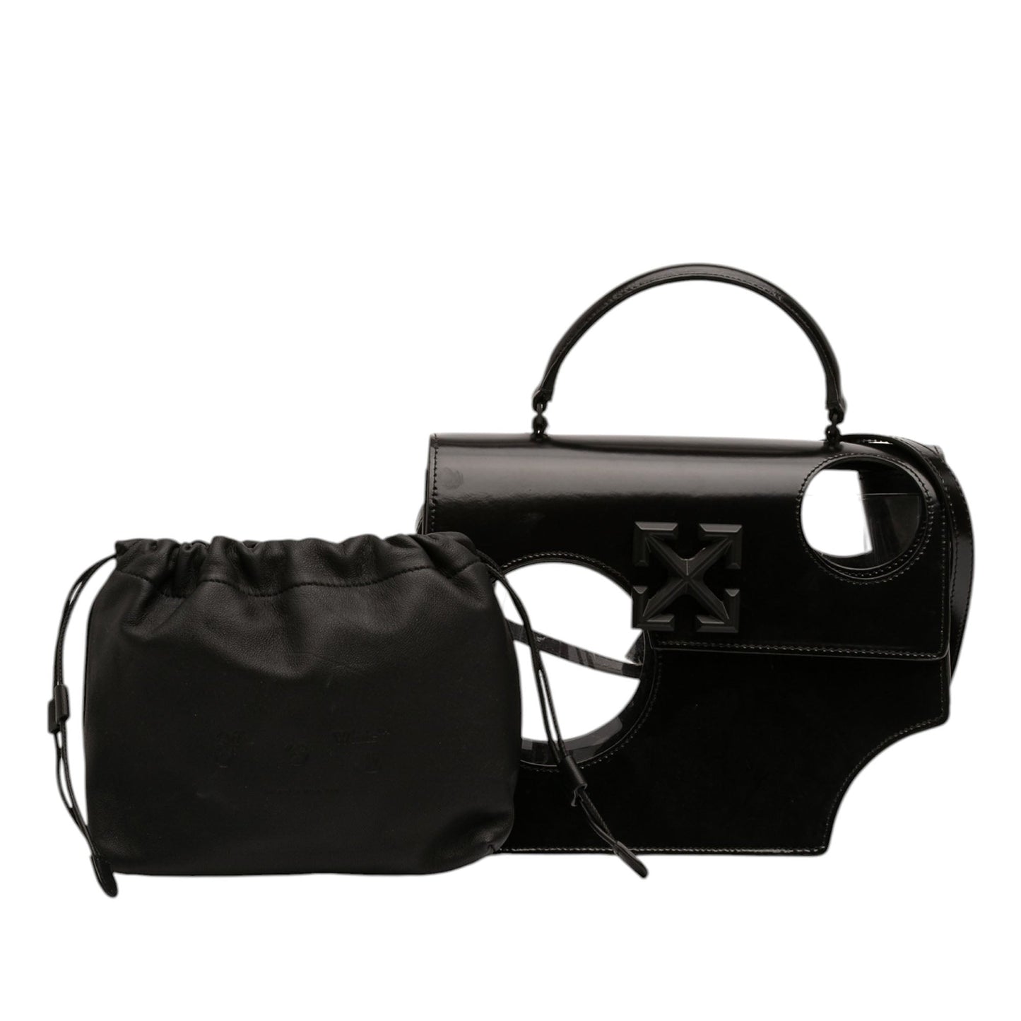 Off-White Leather Meteor Jitney 2.8 Satchel