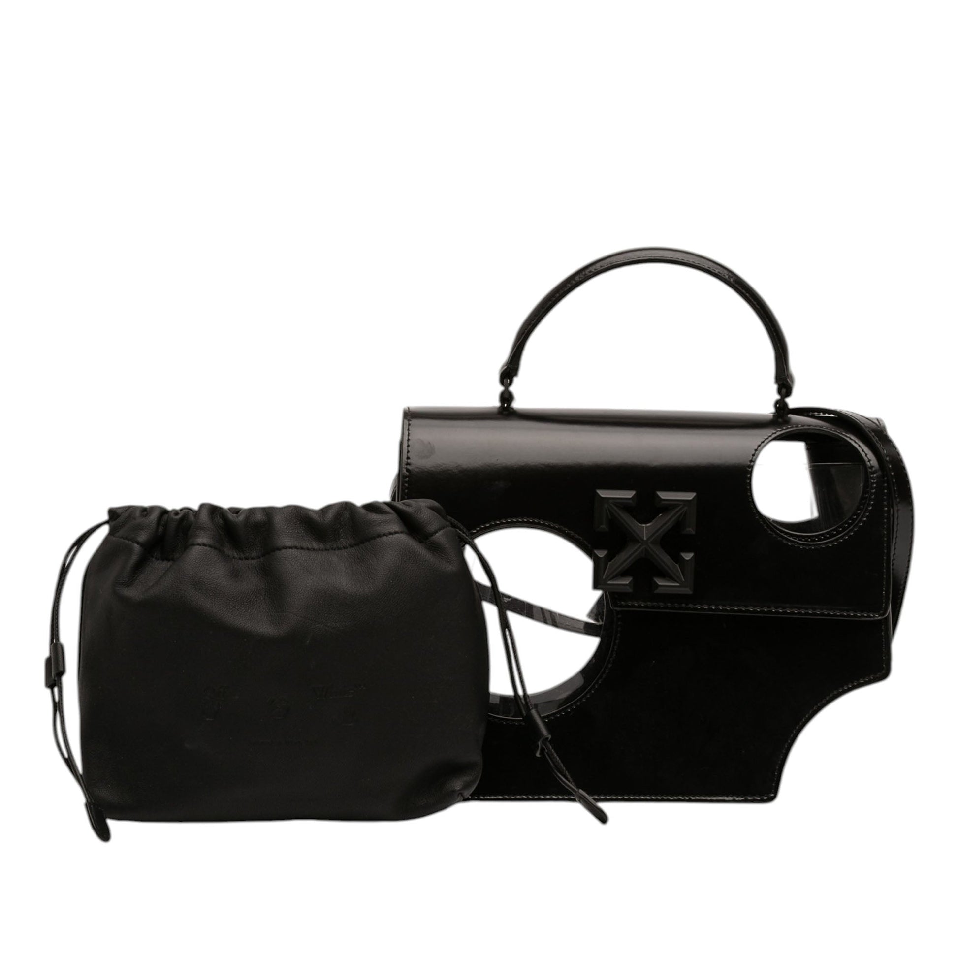 Off-White Leather Meteor Jitney 2.8 Satchel