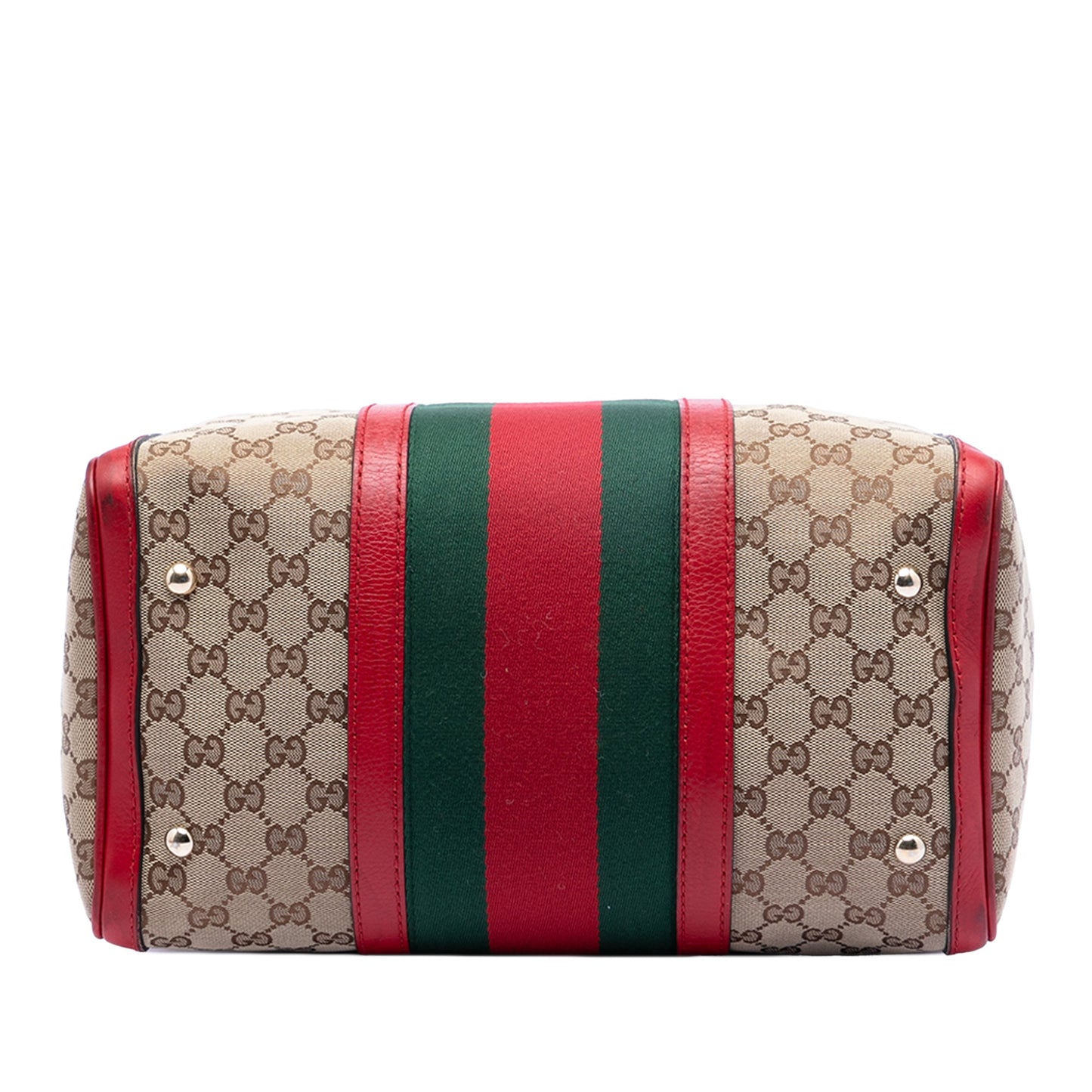 Gucci Medium GG Canvas Web Joy Boston Bag