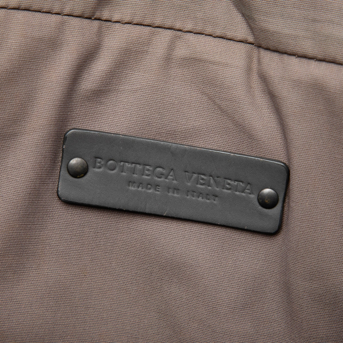 Bottega Veneta Intrecciato Trimmed Nappa Business Bag — Gray