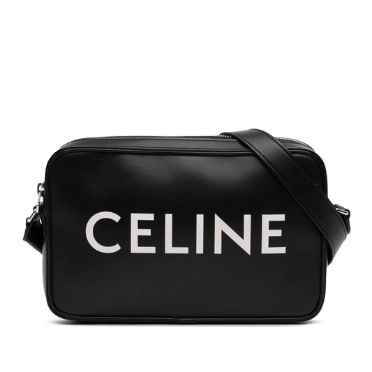 Celine Smooth Calfskin Logo Messenger Bag