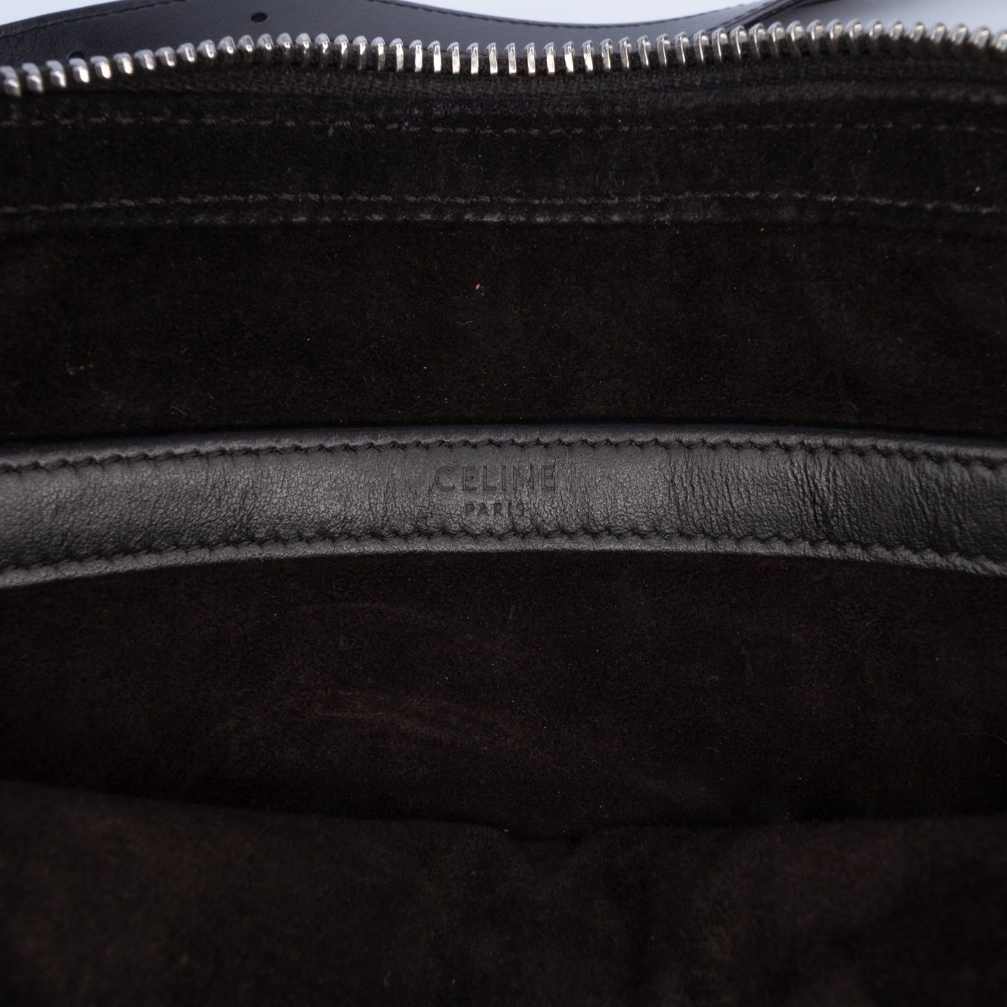 Celine Smooth Calfskin Logo Messenger Bag