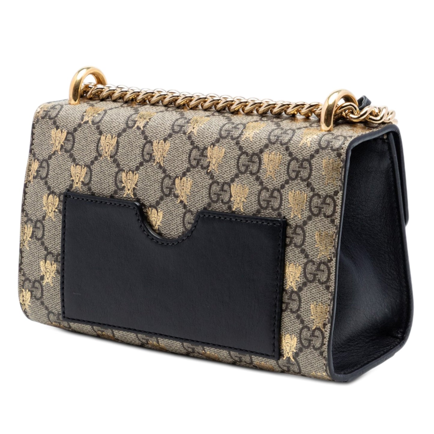 Gucci Small GG Supreme Bee Padlock Crossbody