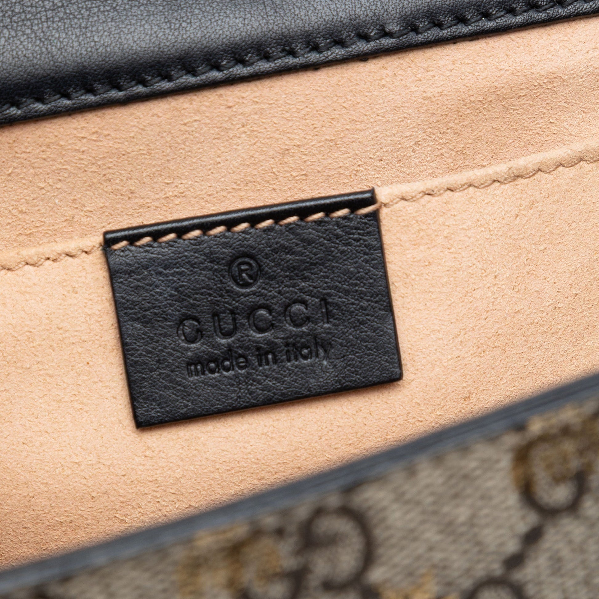 Gucci Small GG Supreme Bee Padlock Crossbody