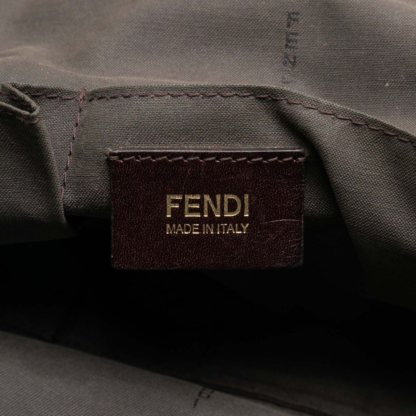 Fendi Medium FF Nubuck Chains Tote