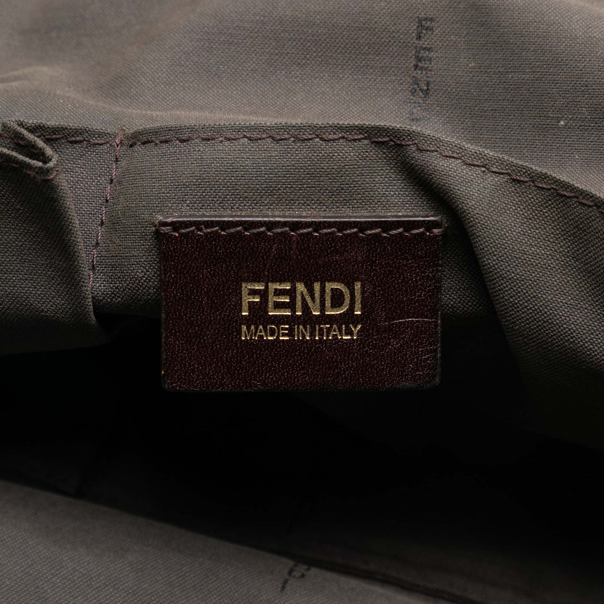 Fendi Medium FF Nubuck Chains Tote
