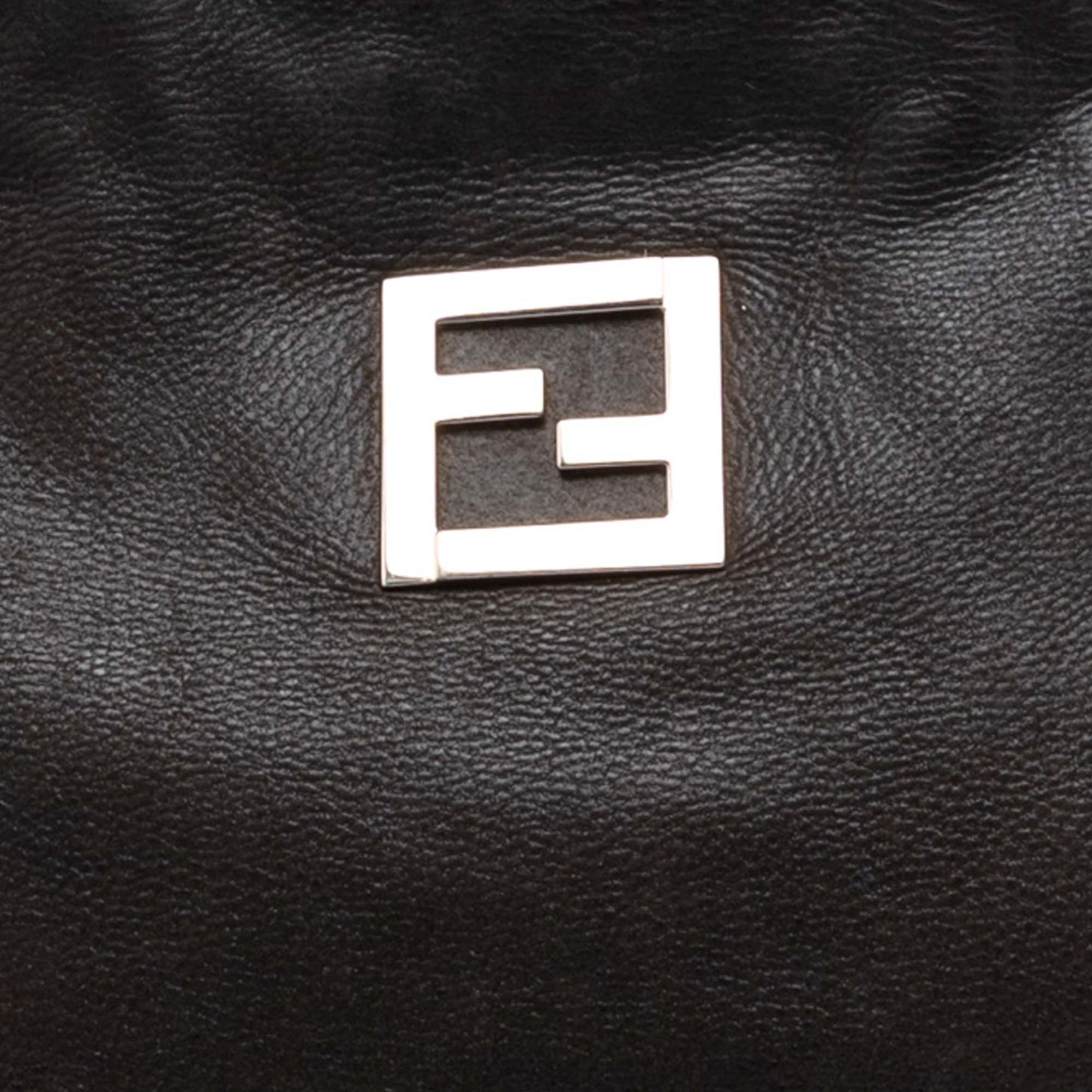 Fendi Medium FF Nubuck Chains Tote